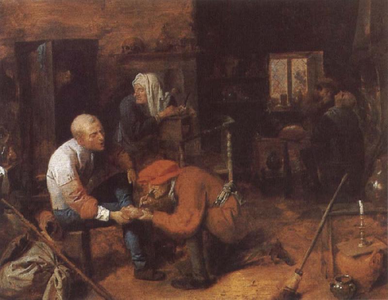 BROUWER, Adriaen The Operation oil painting image